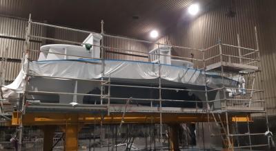 Concio di Pila nello stabilimento Fincantieri 
