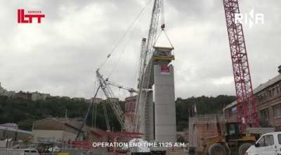 Embedded thumbnail for Primo ottobre: sollevamento del primo impalcato - video