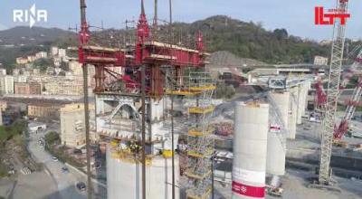 Embedded thumbnail for Il volo del drone sulla campata P10P11