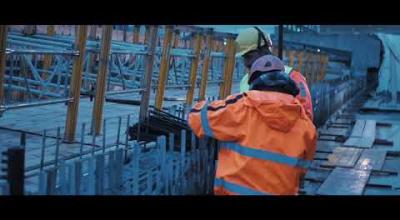 Embedded thumbnail for Panoramica lavorazioni in cantiere - Inverno 2020 - 2