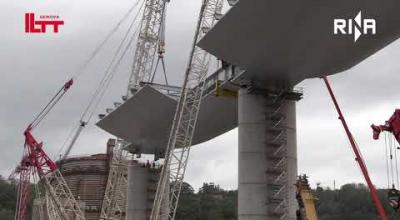Embedded thumbnail for 7 novembre: il sollevamento della seconda campata 